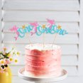 thumbnail image 4 of KAKOWELY 5 piezas de decoraciones para tartas de primer cumpleaños, suministros para decoración de tartas, adornos para cupcakes de sirena, 4 of 5