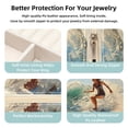 thumbnail image 3 of Surf Travel Portable Square Jewelry Box Organizer for Rings, Earrings, Necklaces, Bracelets for Girls and Women, 3 of 6