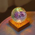 thumbnail image 1 of Romántica Luz Led De Noche Bola De Cristal Mágica Decoración Lámpara De Mesa Usb Plug-In Luz De Ambiente Para Sala De Estar Dormitorio Habitación Infantil Oficina seitruly HA025175-01, 1 of 6