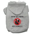 thumbnail image 4 of Pet, Dog  Cat Hoodie Screen Printed, "Backyard Security", 4 of 10