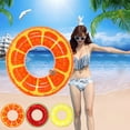 thumbnail image 5 of Inflatable Swim Ring, Durable Watermelon Shaped Summer Pool Beach Party Swimming Float Tube, Water Fun Summer Beach Swimming Float for Kids Adults Water Activity,Watermelon, 5 of 5