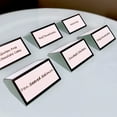 thumbnail image 5 of Desert Mercantile Tented Place Cards - 50 pack - Black Folded Place Cards are ideal as Wedding Place Cards, Buffet Food Label, Banquet tables, Cocktail Parties, and Name Cards., 5 of 5