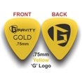 thumbnail image 2 of Juego de 4 púas para guitarra Gravity Gold Series PEEK, 2 of 8