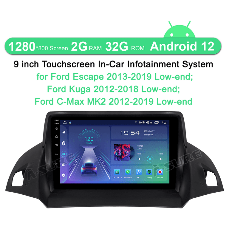 2din Android car radio Multimedia player for-Ford kuga ESCAPE 2013-2018 car  stereo android auto Google carplay autoradio - AliExpress