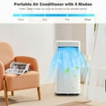 thumbnail image 3 of Gymax 8000BTU 3 in 1 Portable Air Conditioner Air Cooler AC Unit ASHRAE 230 sq.ft, 3 of 9