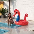 thumbnail image 4 of Shisuyan Sea Horse Shape Floating Inflatable Swimming Ring Mounts Floating Beach Swimming Ring, 4 of 8
