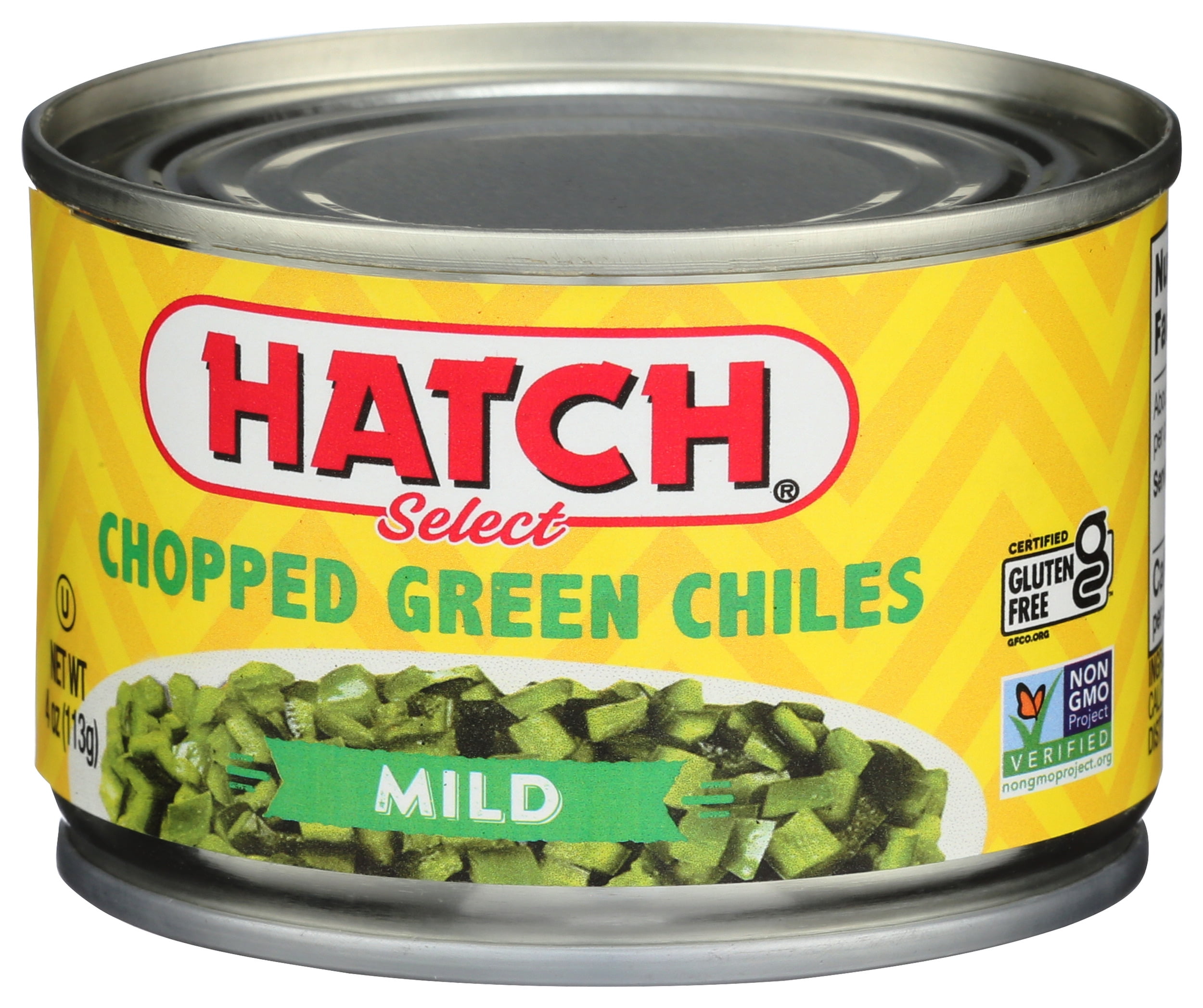 (6 pack) HATCH Select Chopped Green Chiles Mild, 4oz