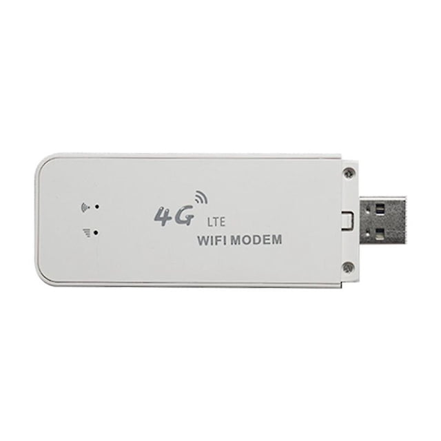 Módem USB 4G Router WiFi Dongle USB Punto de acceso inalámbrico de bolsillo de 150 Mbps WiFi móvil, blanco