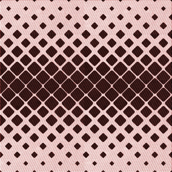 Ahgly Company Indoor Square Patterned Pink Area Rugs, 5' Square