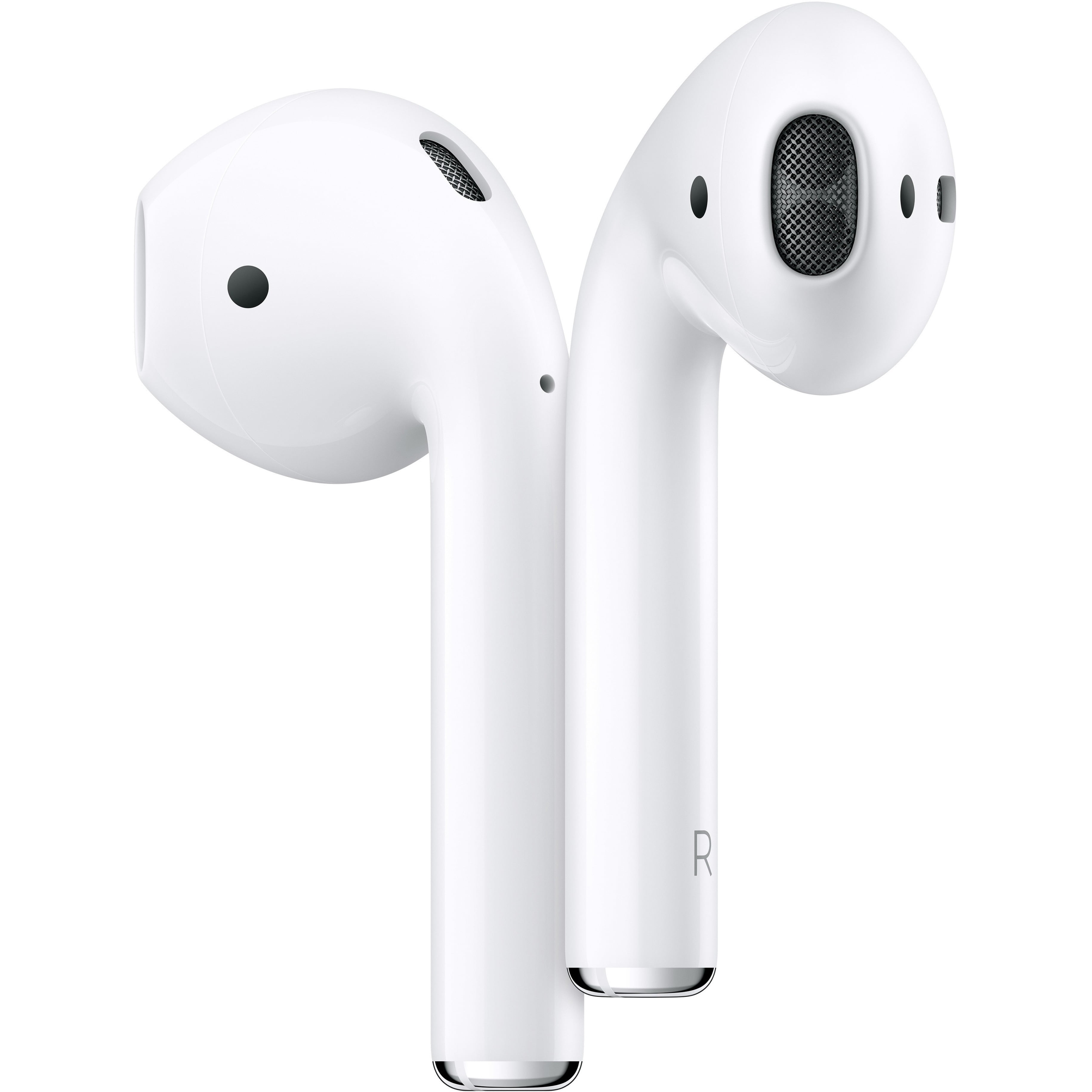 Restored Apple AirPods 2 White with Wireless Charging Case In Ear