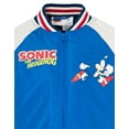 thumbnail image 5 of SEGA Sonic The Hedgehog French Terry Zip Up Varsity Bomber Jacket Little Kid to Big, 5 of 5