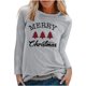 thumbnail image 4 of Pntutb Ladies Christmas Tree Letter Print Camiseta de manga larga con cuello redondo Pntutb Pntutb-3798, 4 of 6