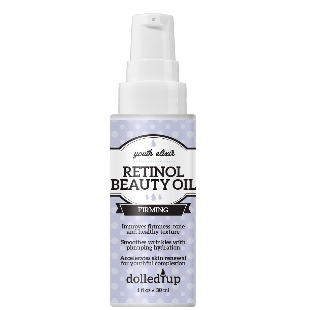 Dolled Up Youth Elixir Retinol Beauty Oil 1 Oz 30 Ml Walmart Com