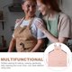 thumbnail image 3 of unbranded Delantal De Cocina Impermeable Rosa Con Ajuste Regulable Y, 3 of 8