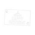 thumbnail image 4 of Plantilla para decoración de pasteles, galletas, decoración de pasteles, herramienta creativa multiusos para hornear Cumpleaños, 4 of 8