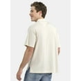 thumbnail image 3 of No Boundaries Oversized Cotton Polo Shirt, Men's and Big Men's, 3 of 5