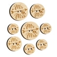 thumbnail image 1 of Mr and Mrs Heart and Arrow Wedding Wood Buttons for Crochet Knitting Sewing DIY Craft - 1.25 Inch Large (5pcs), 1 of 7