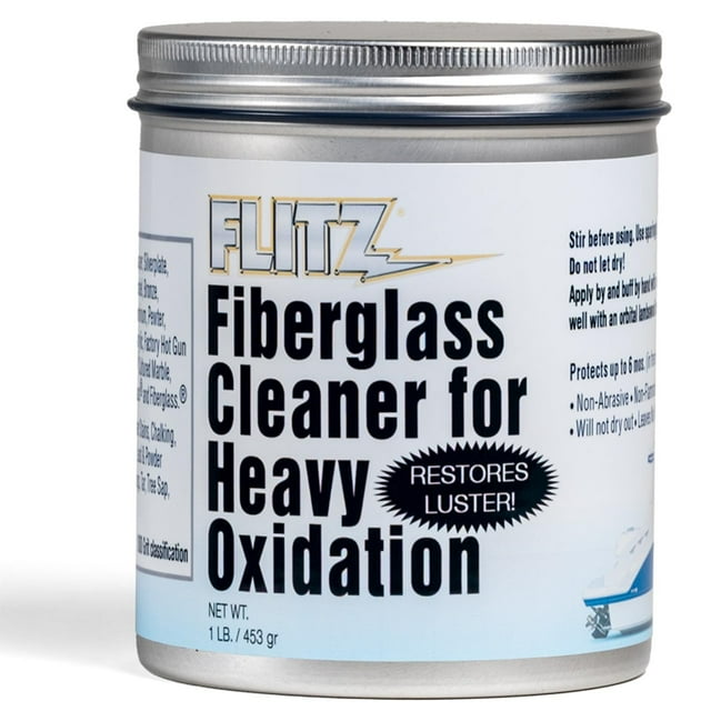 Limpiador de fibra de vidrio FLITZ para oxidación intensa 454 g