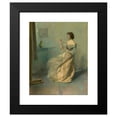 thumbnail image 2 of Thomas Wilmer Dewing 15x18 Black Modern Framed Museum Art Print Titled - The Necklace (ca. 1907), 2 of 5