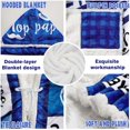 thumbnail image 3 of Wearable Blanket Hoodie for Papa, Birthday Blankets Gifts from Grandkids, Soft Cozy Blue Throw Papa Blankets for Christmas Father''s Day, 3 of 6