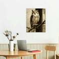 thumbnail image 2 of FUMJ  Christian Owl Canvas Wall Art Motivational Owl Rustic Paintings Decor Owl Inspirational Picture Framed Modern Artwork Decor For Bathroom Bedroom Hanging, 2 of 4