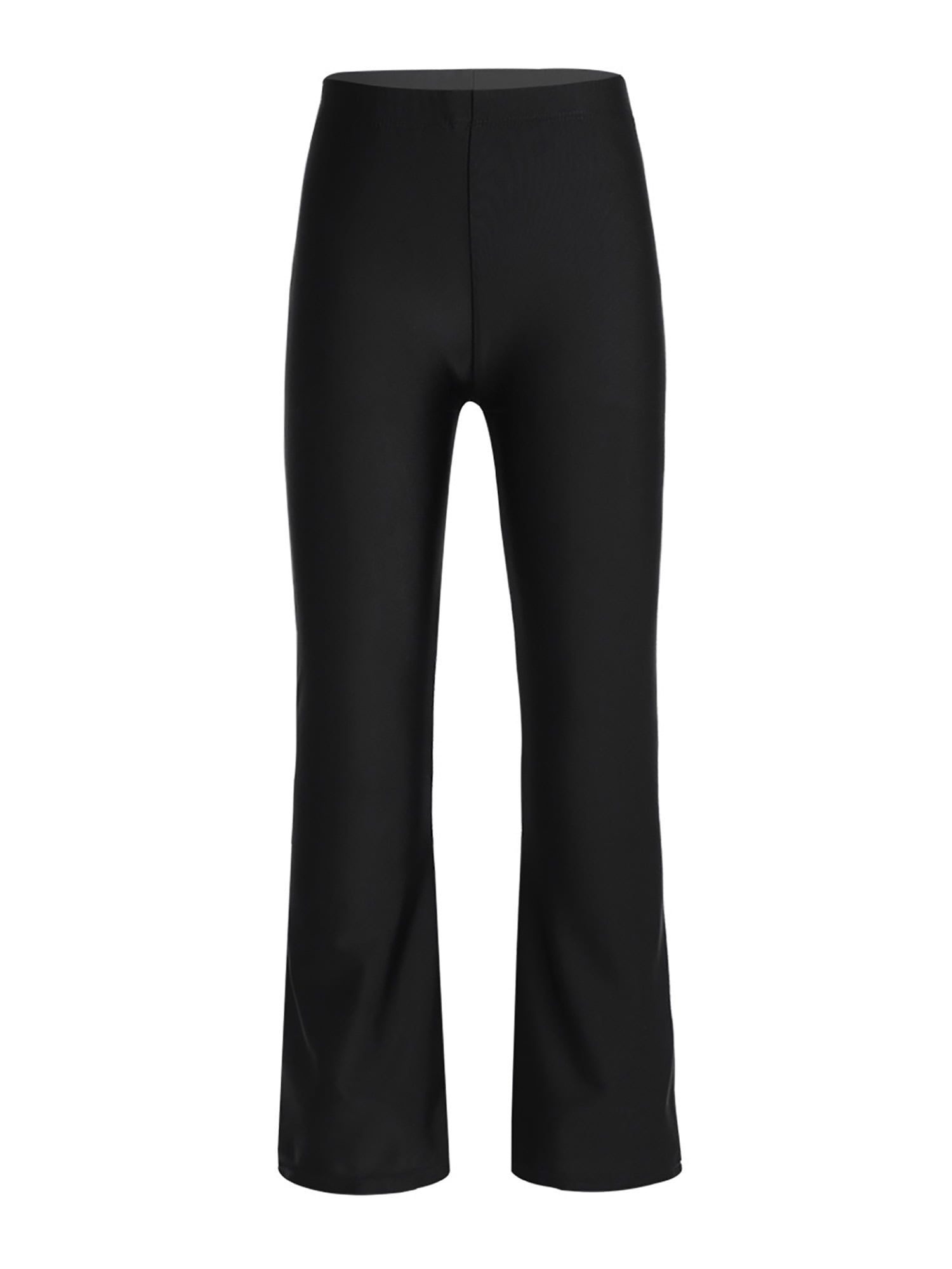 iiniim Kids Girls Basic Classic Stretchy Jazz Pants Boot Cut Hip Hop