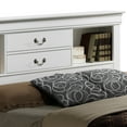 thumbnail image 2 of Elegant King Bed With Storage Feature - Frame In White Finish Traditional Appeal Size Construction Keeps Room Neat And Organized, 2 of 3