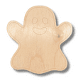 thumbnail image 2 of Unfinished Wood Etched Halloween Ghost Shape 5" / 1/8", 2 of 2