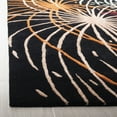 thumbnail image 6 of SAFAVIEH Soho Keller Fire Works Wool Area Rug, Black/Multi, 5' x 8', 6 of 7
