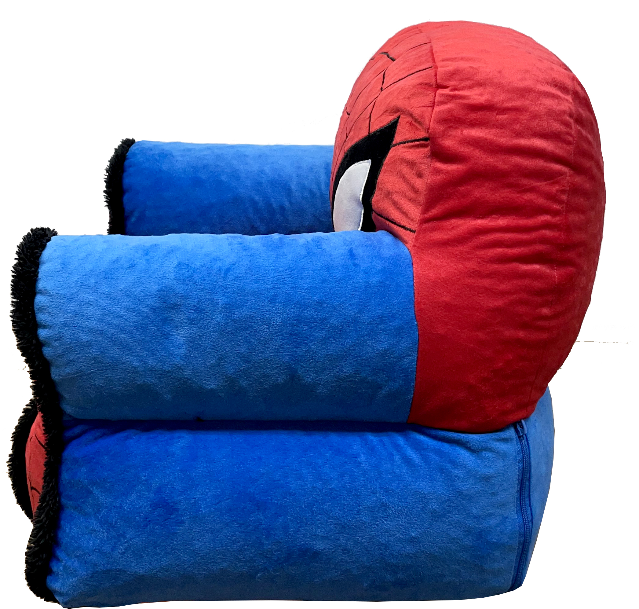 Marvel Spider-Man Kids Figural Bean Bag Chair, Multi photo 5