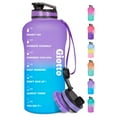 thumbnail image 1 of Giotto Large Half Gallon Motivational Water Bottle with Time Marker & Removable Strainer, 64 fl oz., 1 of 6