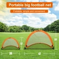 thumbnail image 4 of Aljoin Foldable Pop Up Soccer Goal Pro 2 Portable Soccer Nets with Carrying Case and Training Cones,Practice in Backyard,School,Outdoor, Birthday Gift & Fun for Kids, Youths and Adults, 4FT, 4 of 10