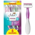 thumbnail image 1 of BIC Soleil 3 Sensitive Women's Disposable 3-Blade Razors, Comfort Shield and Moisture Strip, 5-Pack, 1 of 3