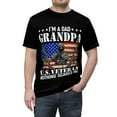 thumbnail image 4 of I am Dad, Grandpaw, and Veteran Unisex AOP Cut & Sew Tee S-5XL, 4 of 7