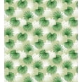thumbnail image 3 of Leaf Twin Size Duvet Cover Set, Tropical Leaf of Palm Tree Livistona Rotundifolia Island Jungle Foliage, Decorative 2 Piece Bedding Set with 1 Pillow Sham, Green Pale Green White, by Ambesonne, 3 of 3