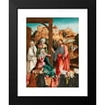thumbnail image 2 of Jörg Breu The Elder 19x24 Black Modern Framed Museum Art Print Titled - Christ Taking Leave of His Mother, with a Donor Family Kneeling in the Foreground, 2 of 5