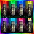 thumbnail image 2 of Light-up Wall Torch Lamp, 7-Color Night Light, USB Rechargeable Night Lamp, Hand Held & Wall Mountable Table Light, Costume Cosplay Nightstand Lamp for Room Decor for Boys, Brown, 2 of 8
