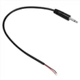 thumbnail image 2 of Enchufe Macho de Repuesto de 50 Piezas para Cable Desnudo Extremo Abierto 2 Mono 1/8 Pulgadas 3,5Mm Conector de Enchufe Jack Reparación de Cable de Audio, 2 of 8