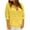 Yellow, variant on Lenpel Blouses for Women Dressy Casual Long Sleeve Half Button Collared Curved Hem Cotton Lined Tops Loose Work Shirts(Pink,X-Large)