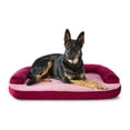 thumbnail image 3 of Vibrant Life Extra Large Round Corner Sofa Style Dog Bed, Red, 35" x 48", 3 of 6