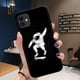thumbnail image 1 of Coque arrière en silicone souple TPU pour iPhone, compatible modèles 6, 7, 8, 11 Pro Max, X, Poly, XS Max, 12 Mini, lune, étoile, astronome, drôle qiuyongming unisex, 1 of 2