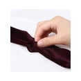 thumbnail image 3 of INSPIRE CHIC Women's Vintage Velvet Skinny Scarf Neckerchief Hairband Waistband Wine Red S, 3 of 6