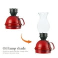 2 Pack Kerosene Lampshade Lantern Oil Lamp Shade Clear Kerosene Lamp