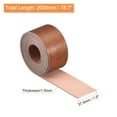 thumbnail image 2 of Leather Straps for Crafts, 1 Pack 1-1/2" Wide Grain Leather Strips(Brown), 2 of 6