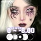 thumbnail image 2 of VISUASHOW Block-lentillas de colores para Cosplay, lentes de contacto para miopía, 2 piezas, para Halloween,-1,00 a-8,00, 2 of 4