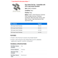 thumbnail image 2 of Rear Brake Pad Set - Compatible with 2016 Jeep Grand Cherokee, 2 of 2