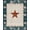 Teal Brown Cream, Pattern 1, variant on ODIKA 8'x10' Washable Area Rug Non-Slip Chair-Friendly Mat Teal Farmhouse Stars Distressed Plank Motif Terracotta Round for Dining Room, Large Office, Lounge