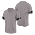 thumbnail image 6 of longantii Jersey Shirts for Women Y2k Solid Color Football Jerseys Oversized Short Sleeve V Neck Athletic T-Shirts Casual Loose Streetwear Summer Tops Practice Sports Uniforms Gray XS, 6 of 7
