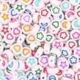 thumbnail image 3 of Cuentas acrílicas con letras de colores variados, cuentas espaciadoras sueltas redondas y planas del alfabeto para hacer joyas, accesorios para pulseras hechos a mano, 3 of 5