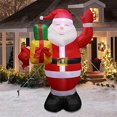 thumbnail image 1 of HTOOQ 5ft Christmas Inflatables Greeting Santa with Light, Christmas Blow Up Yard Decoration for Christmas Yard Decoration Outdoor and Indoor Inflatables 5FT, 1 of 5